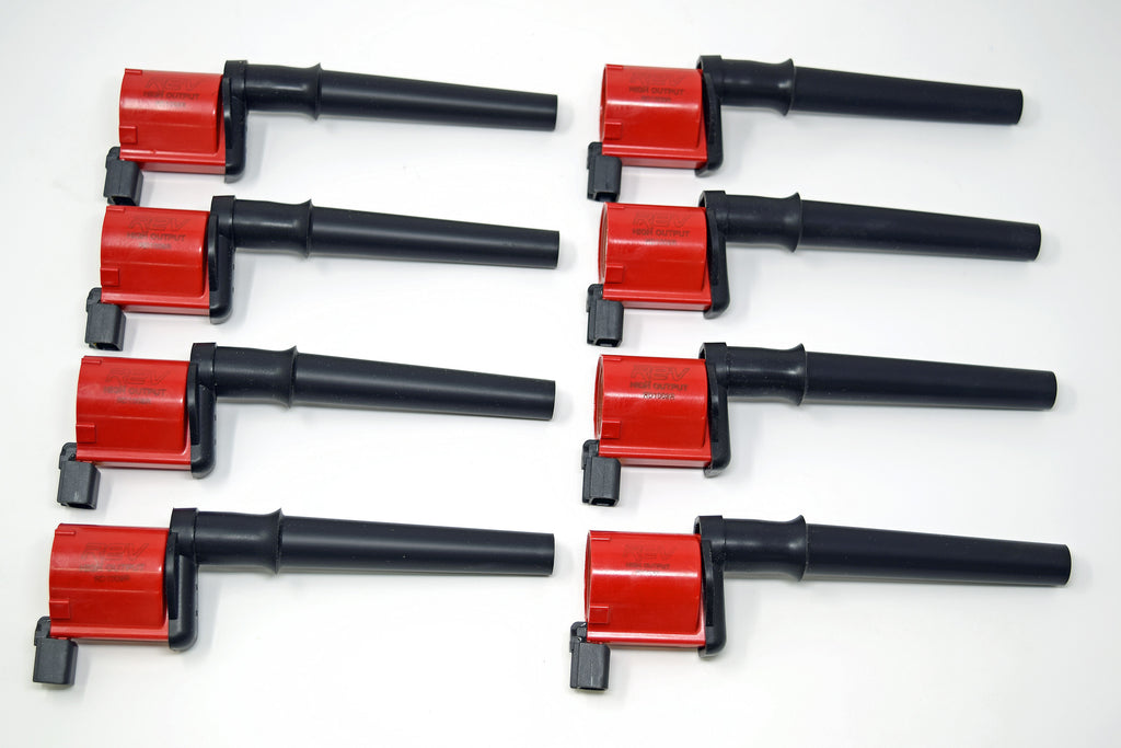 REV Ignition 8 High Output Ford DG543 Ignition Coils 4.6L DOHC 5.4L DOHC & Suprchrgd, 5.8L Suprchrgd