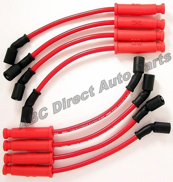 GM SUV/Truck 10mm High Performance Red Spark Plug Ignition Wire Set 29192R For Use with Square Coil