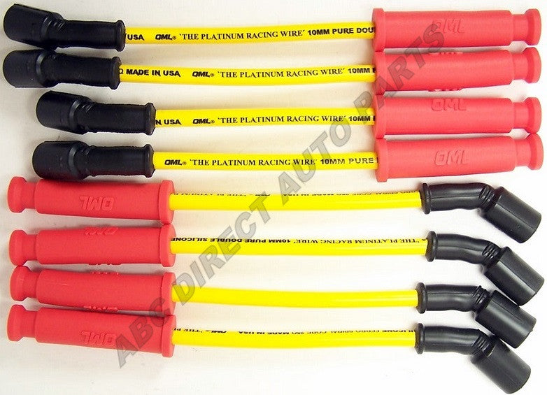 GM High Performance 10 mm Yellow Spark Plug Wire Set 48314Y For Use with Round Coil Only
